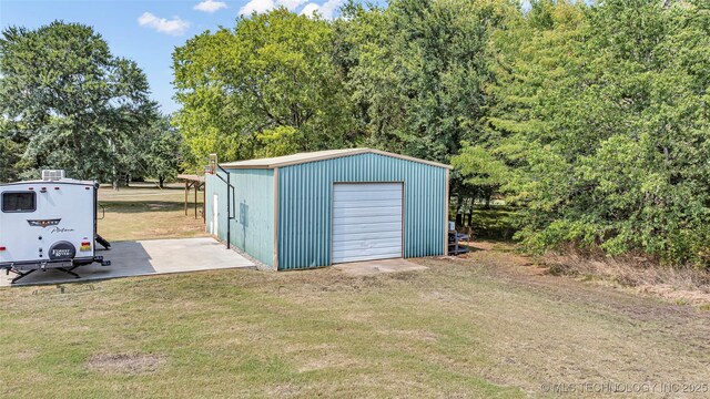 36953 US Highway 70, Bennington, OK 74723 - view of outbuilding featuring driveway