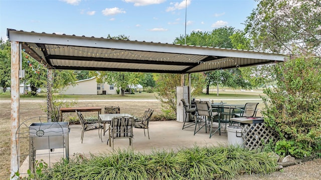 36953 US Highway 70, Bennington, OK 74723 - view of patio / terrace featuring outdoor dining space