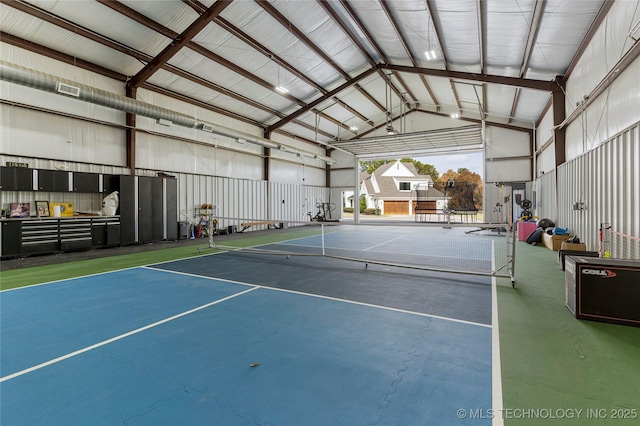 view of sport court