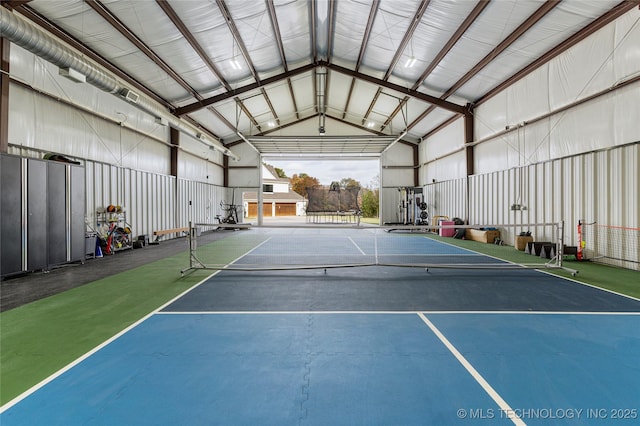 view of sport court