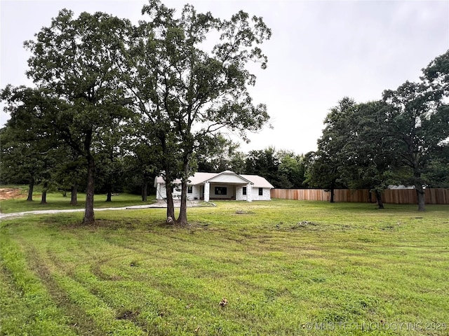 16306 N Javine Hill Rd, Skiatook, OK 74070 - view of yard