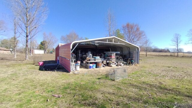 103877 US Highway 59 N, Sallisaw, OK 74955 - view of outbuilding featuring a detached carport