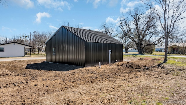 view of outbuilding featuring an outdoor structure