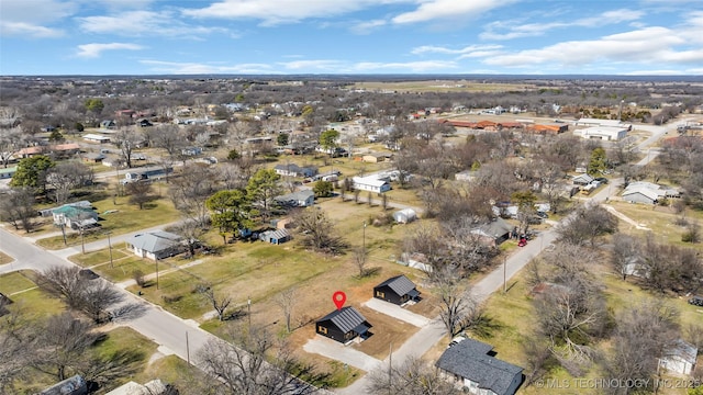 drone / aerial view featuring a residential view