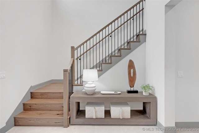 227 E 35th St, Tulsa, OK 74105 - stairway with a towering ceiling