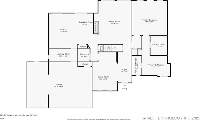 1474 S 271st W Ave, Sand Springs, OK 74063 - plan