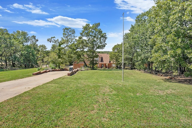 1474 S 271st W Ave, Sand Springs, OK 74063 - view of yard with concrete driveway