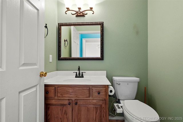 1474 S 271st W Ave, Sand Springs, OK 74063 - half bath featuring vanity and a chandelier