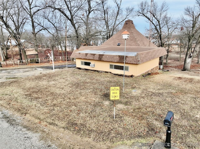 view of side of property