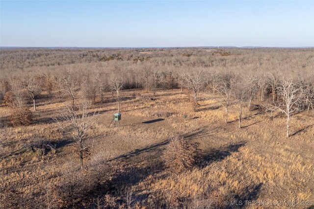 view of landscape featuring a rural view