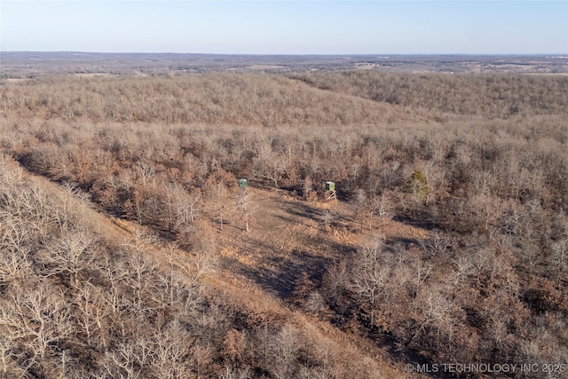 aerial view featuring a rural view