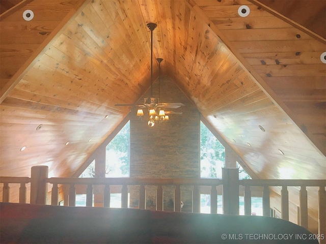 room details featuring wood ceiling