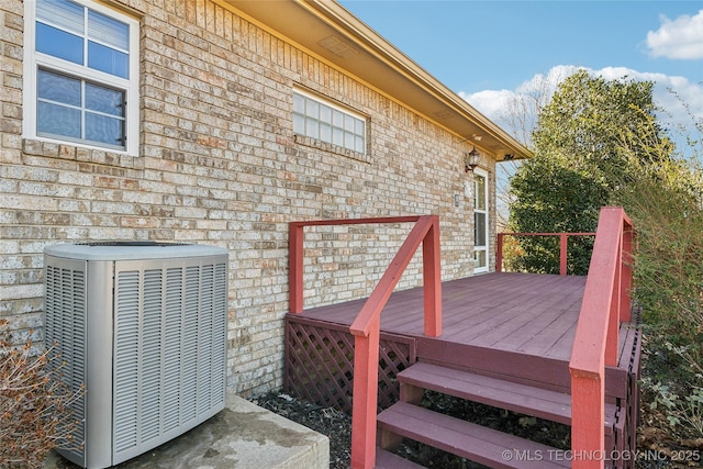63320 E 293rd Rd, Grove, OK 74344 - wooden deck with cooling unit