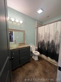 64 Crescent, Ardmore, OK 73401 - bathroom with vanity and toilet