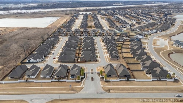 birds eye view of property featuring a residential view