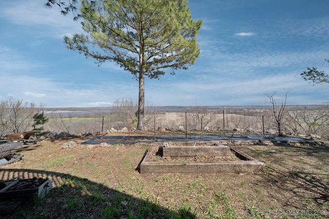 3126 E 490th Rd, Pryor, OK 74361 - view of yard featuring a vegetable garden and a rural view