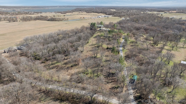 3126 E 490th Rd, Pryor, OK 74361 - birds eye view of property featuring a rural view