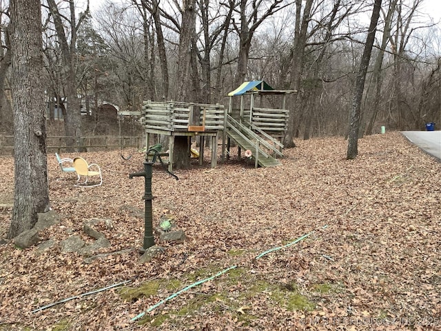 view of community playground