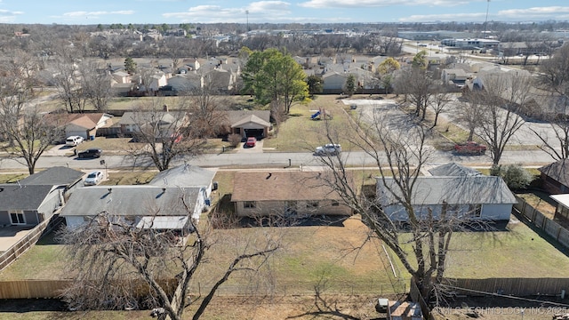 drone / aerial view featuring a residential view