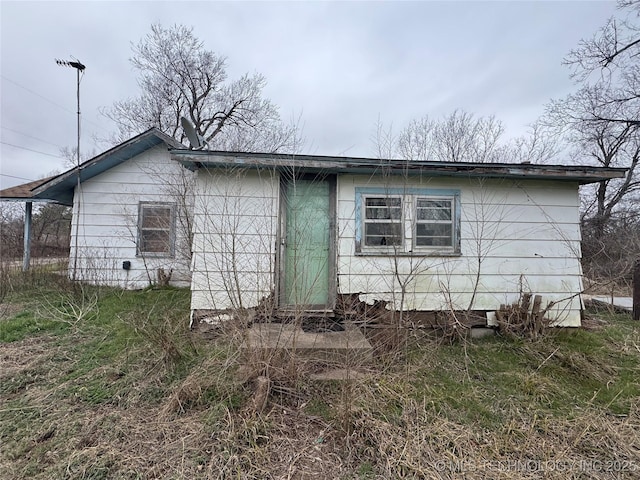 view of rear view of house