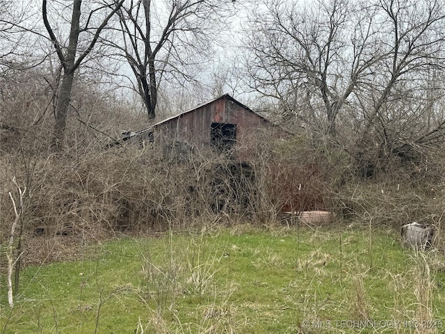 view of barn