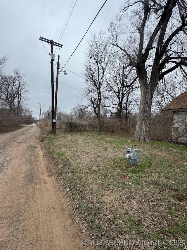 view of road