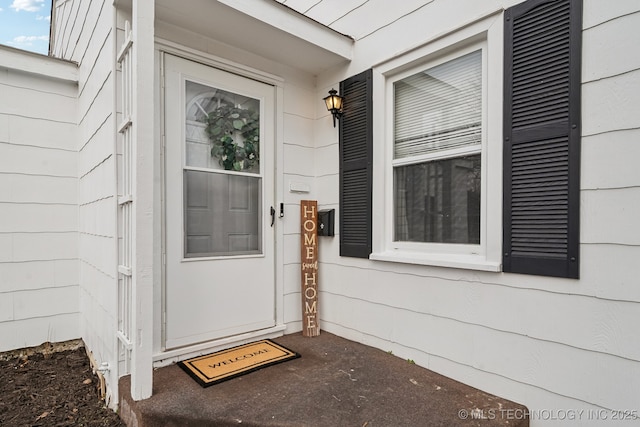 view of property entrance