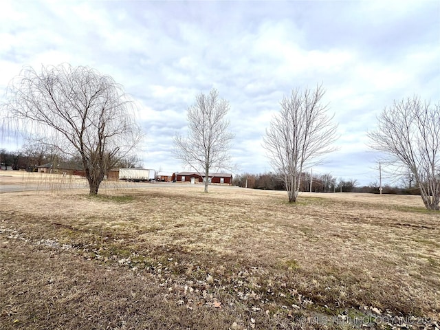 view of yard featuring a rural view