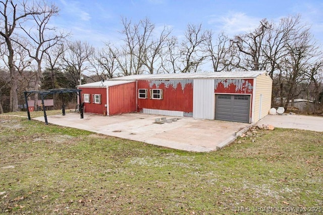 view of outbuilding with an outdoor structure