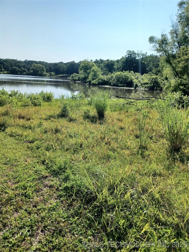 116965 S 4164, Eufaula, OK 74432 - property view of water with a wooded view