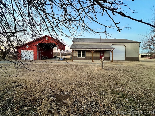 view of outbuilding with an outdoor structure