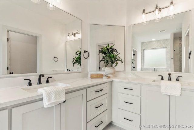 full bath featuring vanity