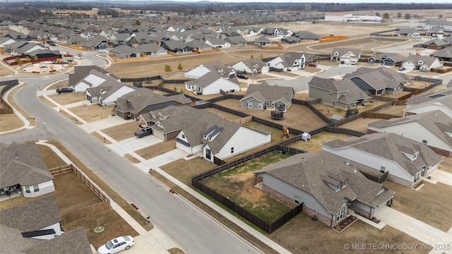 drone / aerial view featuring a residential view