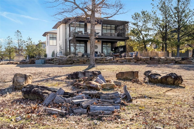 view of back of property