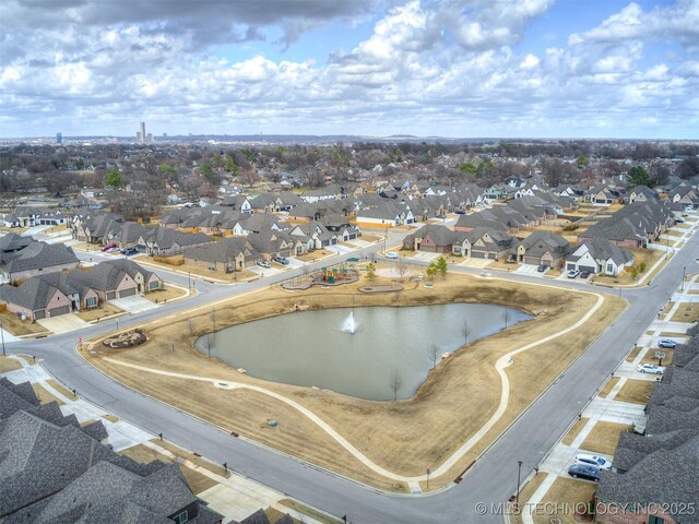 birds eye view of property featuring a residential view