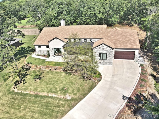 8890 S 39th W Ave, Tulsa, OK 74132 - aerial view of property and surrounding area