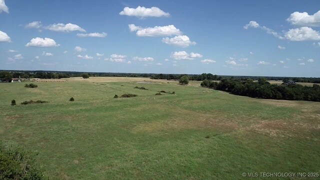 view of landscape featuring a rural view