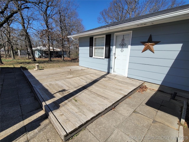 view of deck