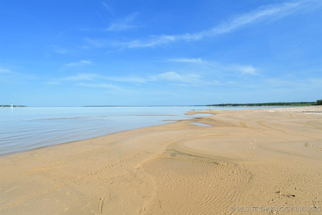 water view with a beach view