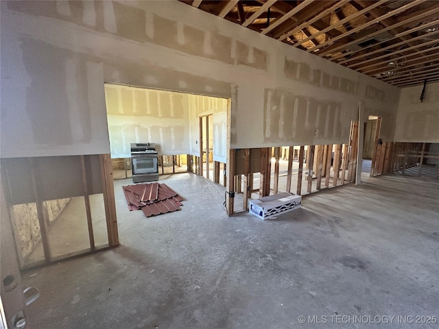 miscellaneous room featuring concrete flooring