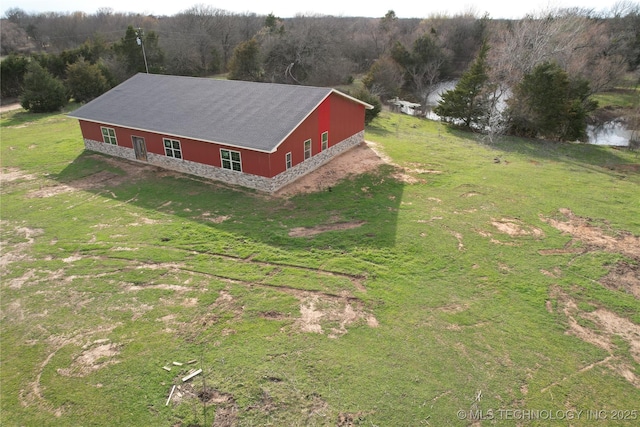 aerial view with a view of trees