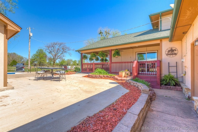 view of patio / terrace with outdoor dining area