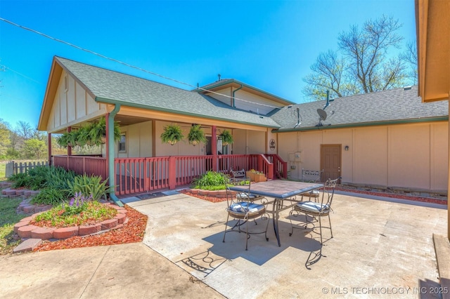 view of patio / terrace with outdoor dining space