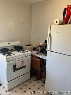 kitchen with white appliances