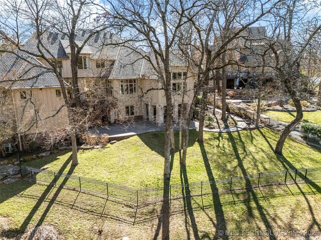 11630 S Fulton Ave, Tulsa, OK 74137 - view of yard