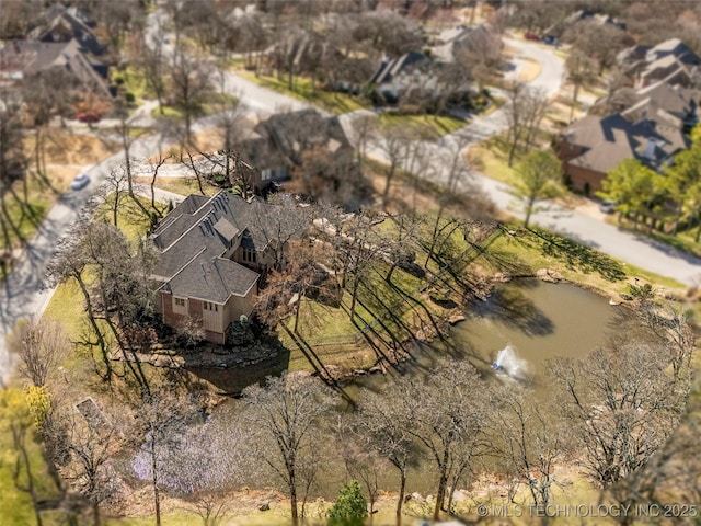 11630 S Fulton Ave, Tulsa, OK 74137 - view from above of property with a large body of water
