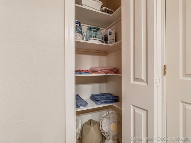 view of closet