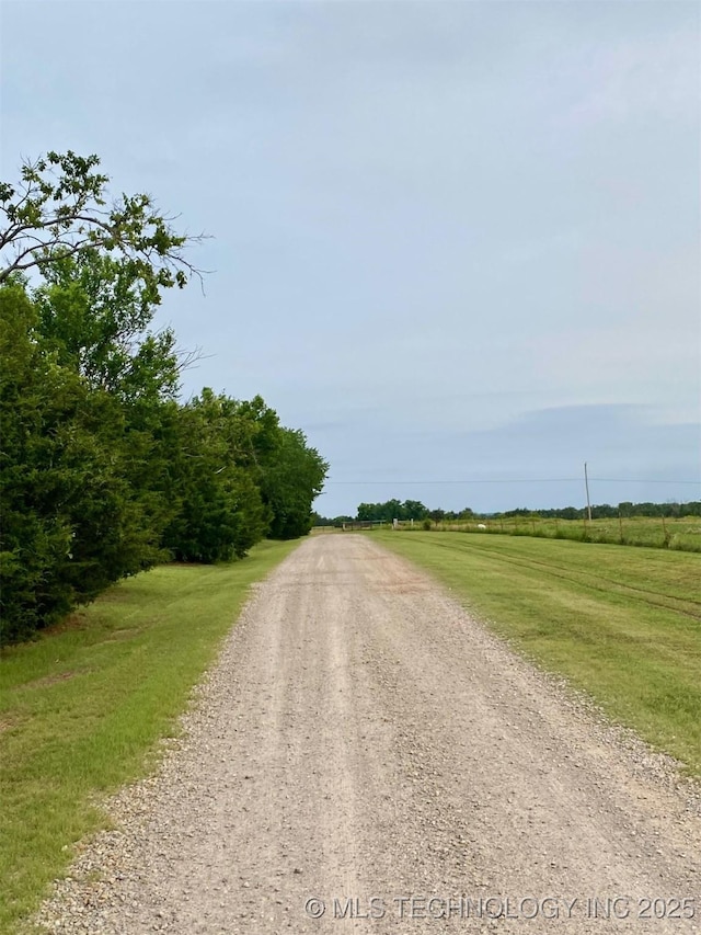 view of road