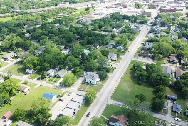 birds eye view of property featuring a residential view