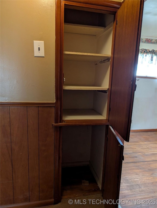 view of closet